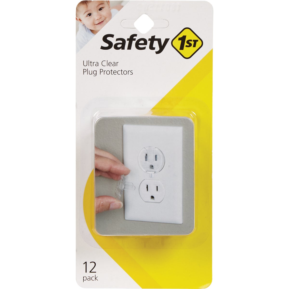 Safety 1st 01711 Safety 1st Ultra Clear Outlet Plugs (12-Pack) 01711