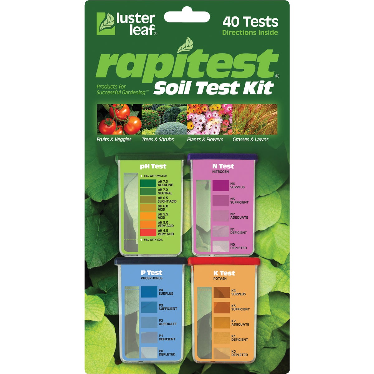 Rapitest 1601 Rapitest Plastic Soil Tester Kit (4-Pack) 1601