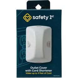 Safety 1st 48308 Safety 1st White Plastic Outlet Cover w/Cord Shortener 48308