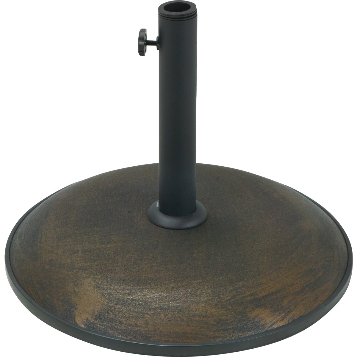 Outdoor Expressions SL-USC-01A Outdoor Expressions 17 In. Round Bronze Concrete Umbrella Base SL-USC-01A