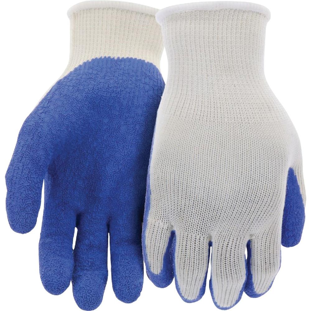 SIM Supply, Inc. DB32201-XL Do it Best Men's XL Grip Latex Coated Glove, Blue DB32201-XL