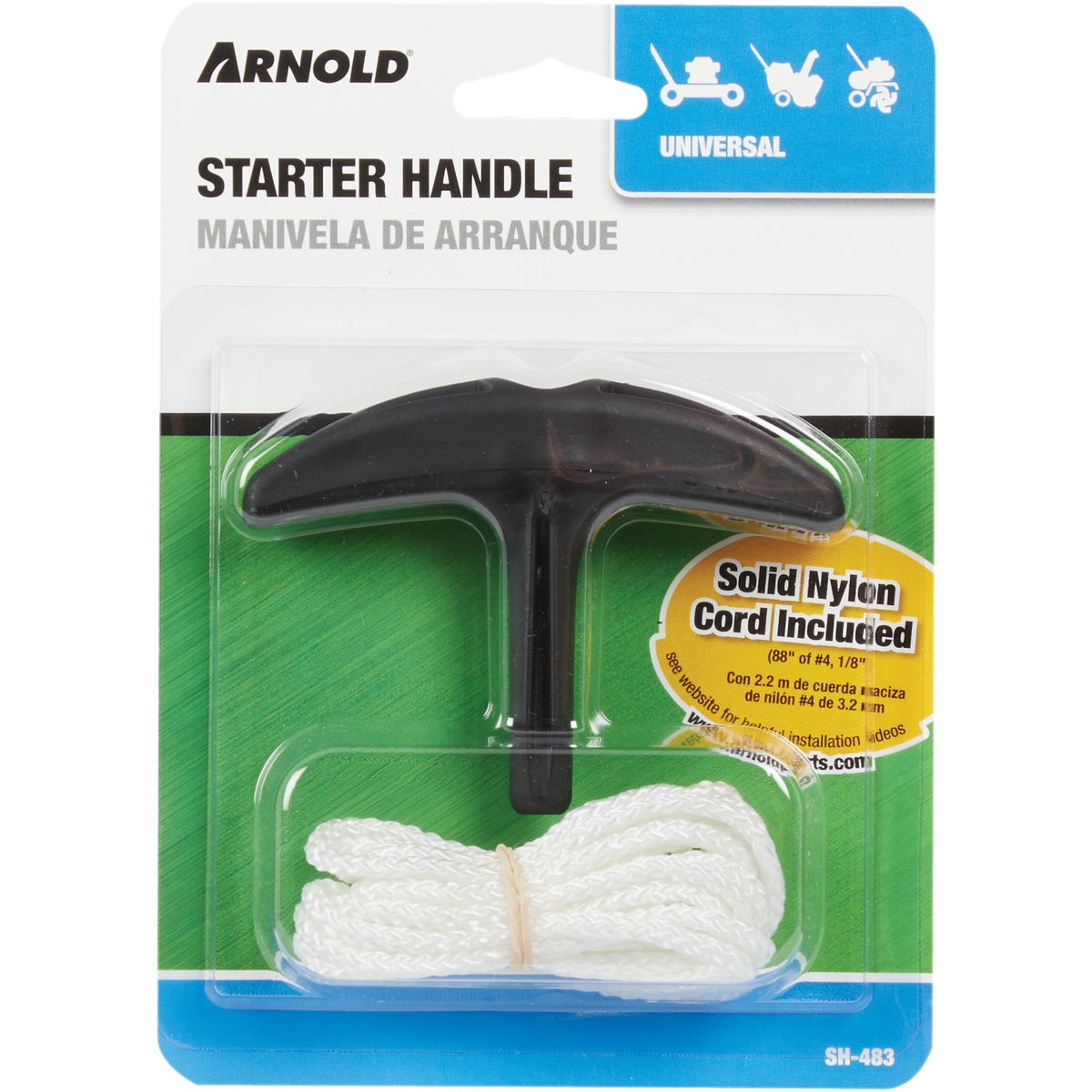 Arnold SH-483 Arnold Engine Rubber Starter Handle & 88 In. Cord SH-483