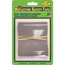 HY-KO Products Tape-3 Reflective TAPE-3-Reflective Adhesive Strips 4 in x 24" White, 1, 4" x 24"