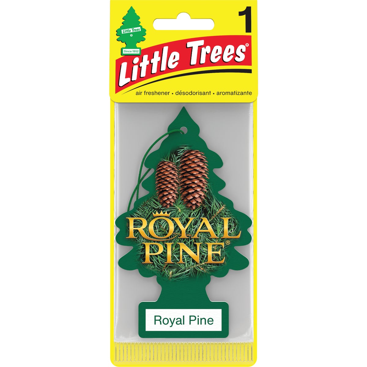 Little Trees U1P-10101 Little Trees Car Air Freshener, Royal Pine U1P-10101