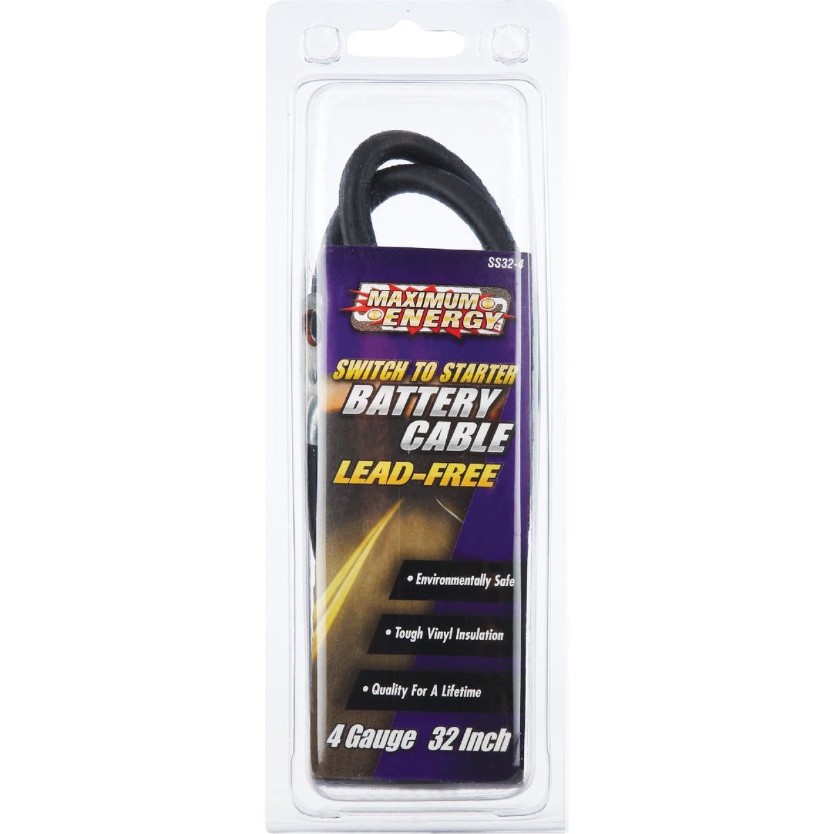 ROAD POWER SS32-4 Road Power 32 In. 4 Gauge Switch-to-Start Battery Cable SS32-4