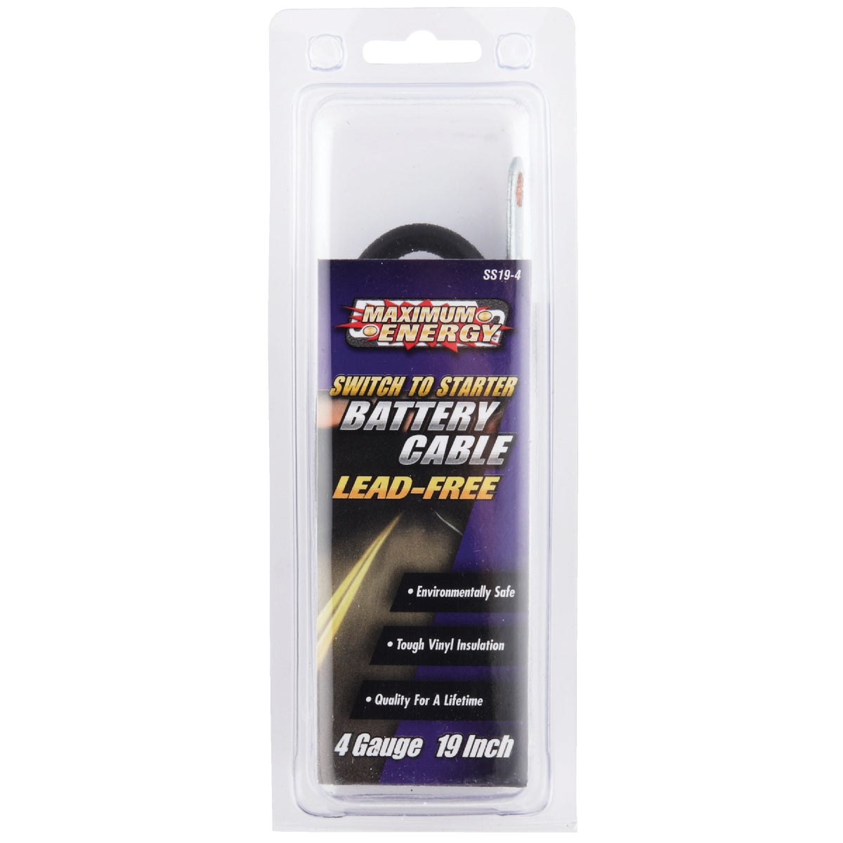 ROAD POWER SS19-4 Road Power 19 In. 4 Gauge Switch-to-Start Battery Cable SS19-4