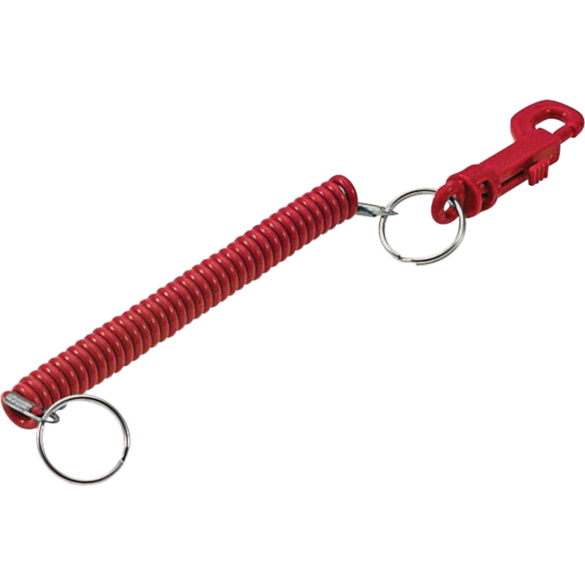 Lucky Line 41601 Lucky Line Tempered Steel 7/8 In. Designer Coil Key Chain 41601