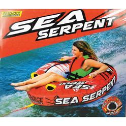 Seachoice 86901 Seachoice Sea Serpent 50 In. x 48 In. Open Top Towable Tube, 1 Rider (170 Lb.) 86901