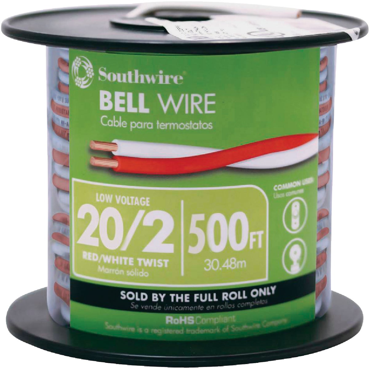 Coleman Cable 701026632 Coleman Cable 500 Ft. 20AWG Bell Wire 701026632