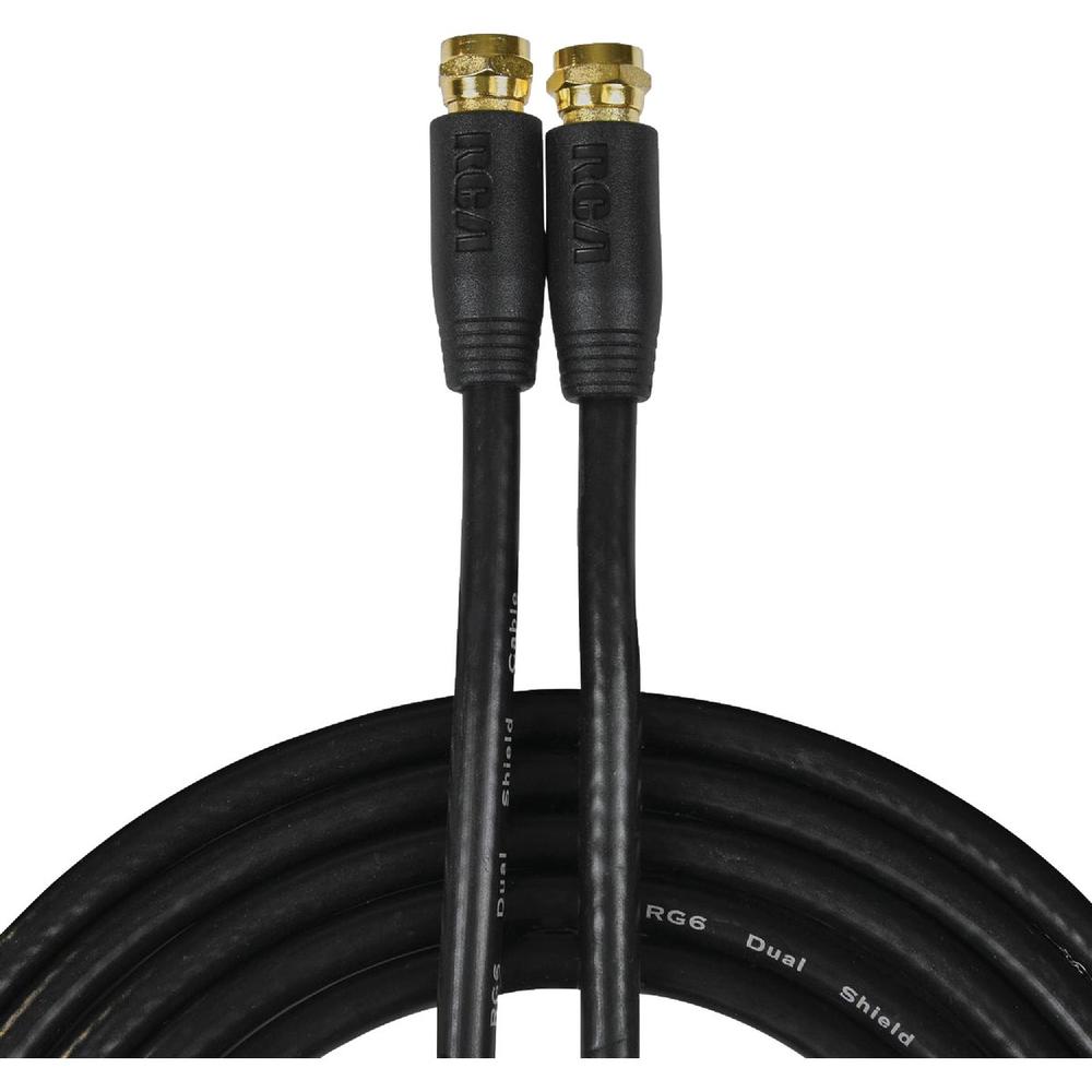RCA VH606R RCA 6 Ft. Black Digital RG6 Coaxial Cable VH606R