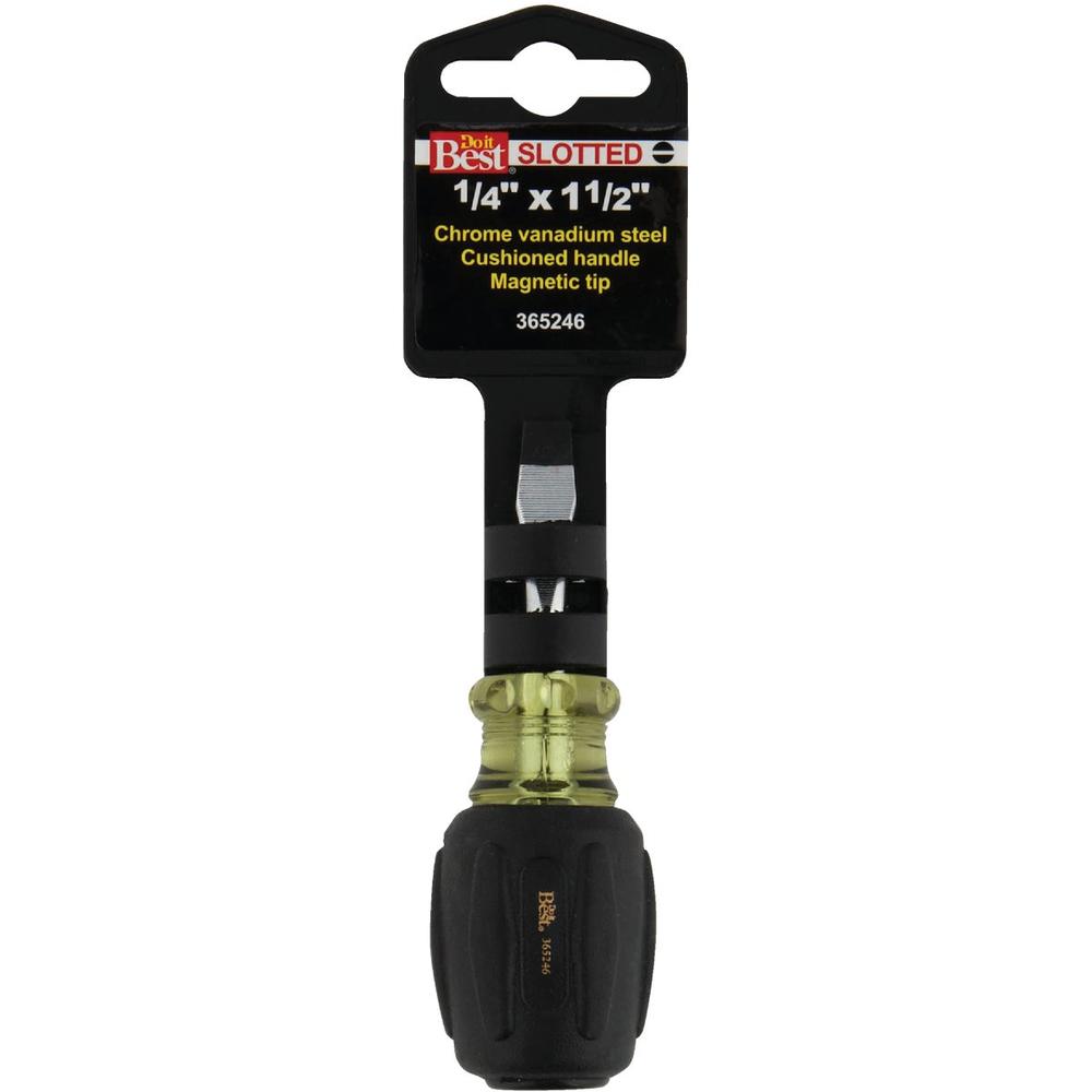 SIM Supply, Inc. 365246 Do it Best 1/4 In. x 1-1/2 In. Professional Slotted Screwdriver 365246
