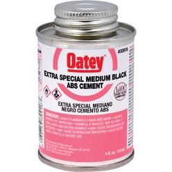 Oatey 30916 Oatey 4 Oz. Medium Bodied Black Extra Special ABS Cement 30916