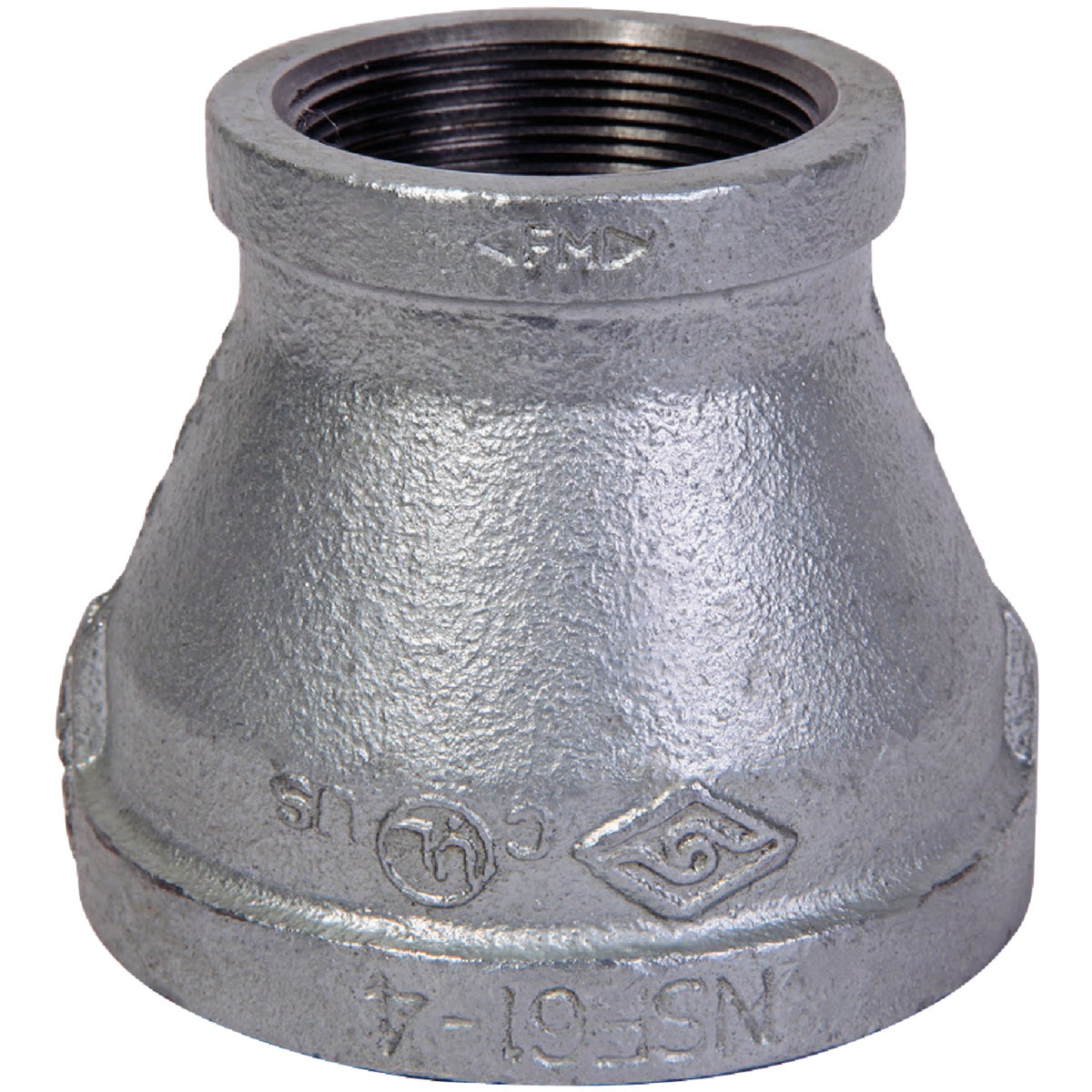 Southland 511-376BG Southland 1-1/2 In. x 1-1/4 In. FPT Reducing Galvanized Coupling 511-376BG
