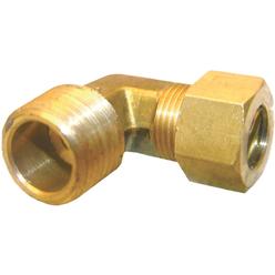 Lasco 17-6949 Lasco 1/2 C x 1/2 In. MPT 90 Deg. Compression Brass Elbow (1/4 Bend) 17-6949
