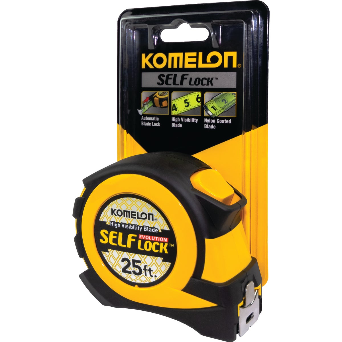 Komelon EV2825 Komelon Evolution 25 Ft. Self-Lock Tape Measure EV2825