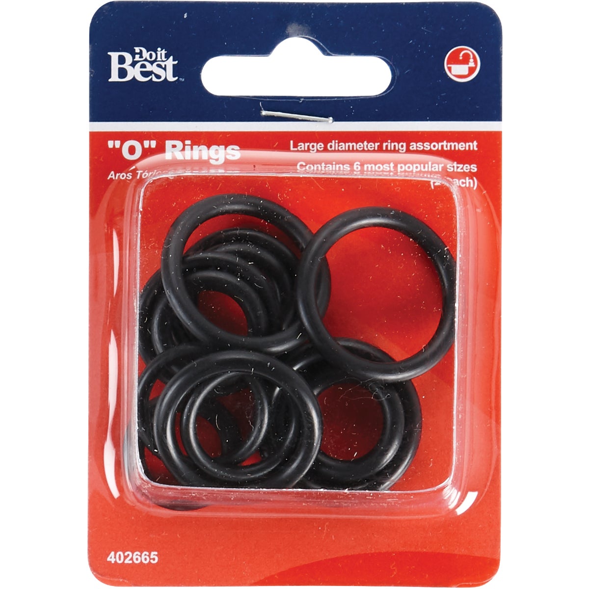 SIM Supply, Inc. 402665 Do it Assorted Large O-Rings (12-Piece) 402665