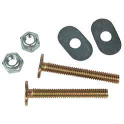 SIM Supply, Inc. 414625 Do it 1/4 In. x 2-1/4 In. Brass Plated Steel Toilet Bolts (2 Pack) 414625