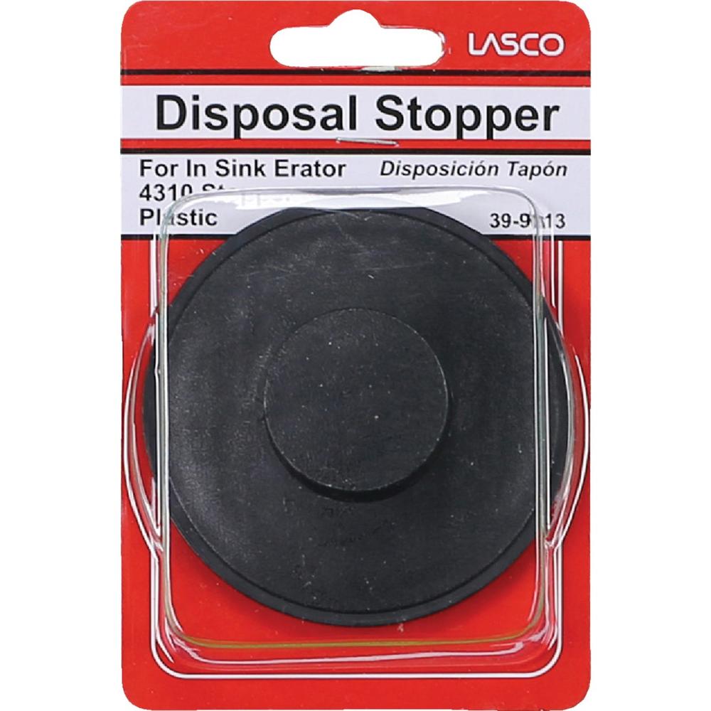 Lasco 39-9013 Lasco 3.50 In. Dia. Black Plastic Disposer Stopper 39-9013