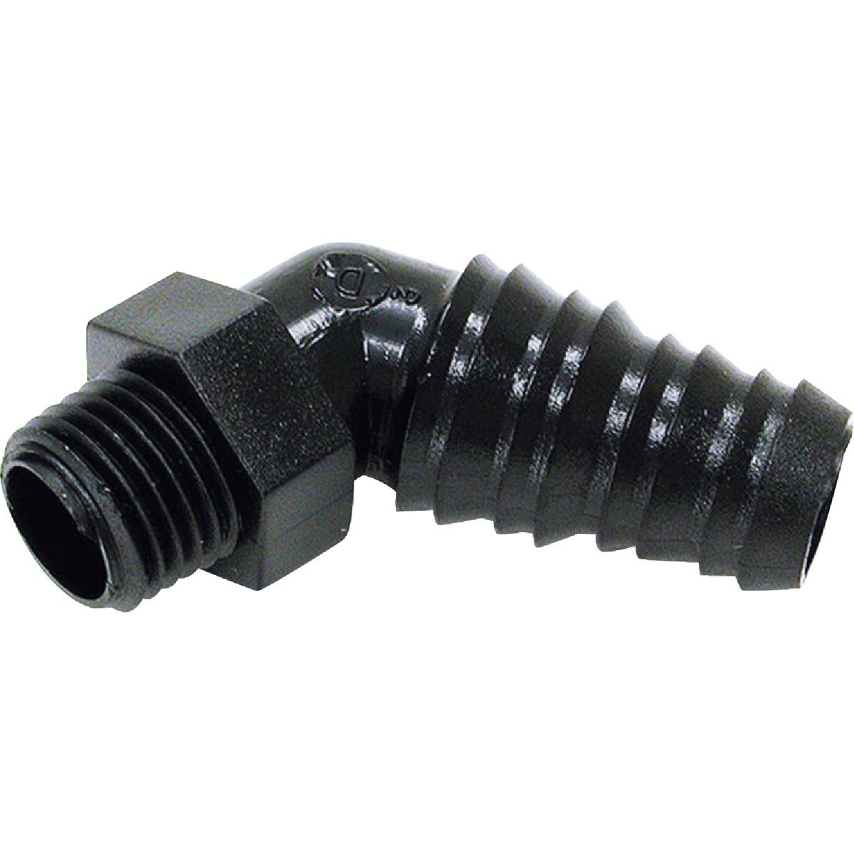 Dial Manufacturing 4619 Dial 1/2 In. ID Barb x 1/4 In. MPT Water Distributor Adapter 4619