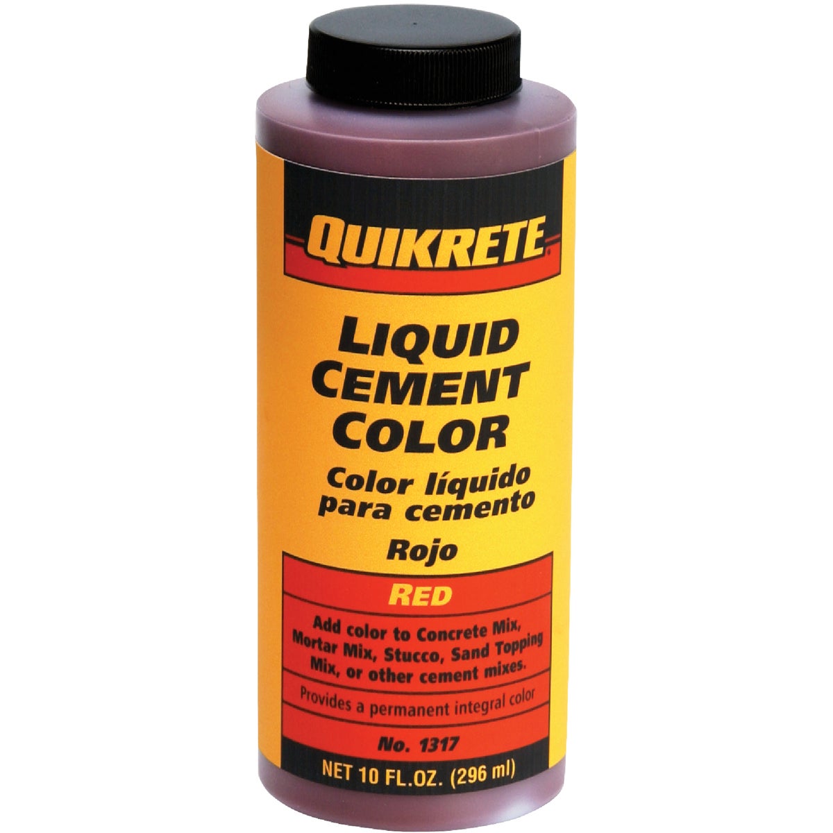 Quikrete 13173 Liquid Cement Color, Red, NET 10 FL. OZ.(296 mL)"