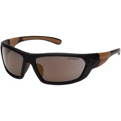CARBONDALE Carhartt CHB290DCC Carhartt Carbondale Black & Tan Frame Safety Glasses with Antique Mirror Lenses CHB290DCC