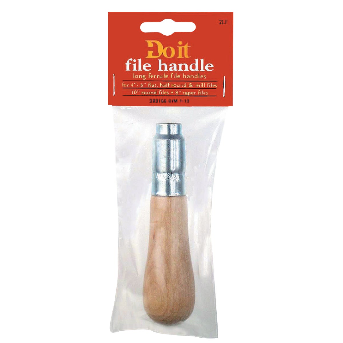 SIM Supply, Inc. 303166 Do it Long Ferrule 4-1/2 In. L Wood File Handle for 6 to 8 In. File 303166