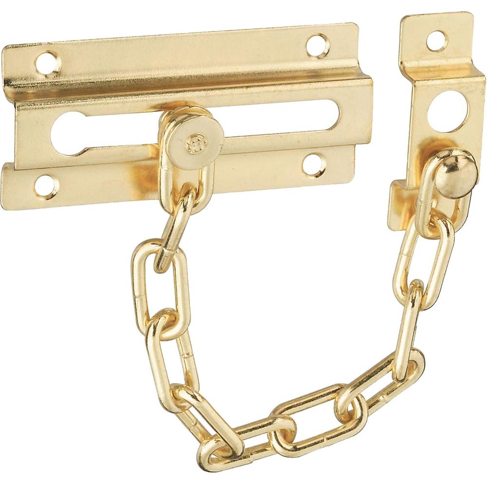 National N183590 National Brass Steel Chain Door Lock N183590