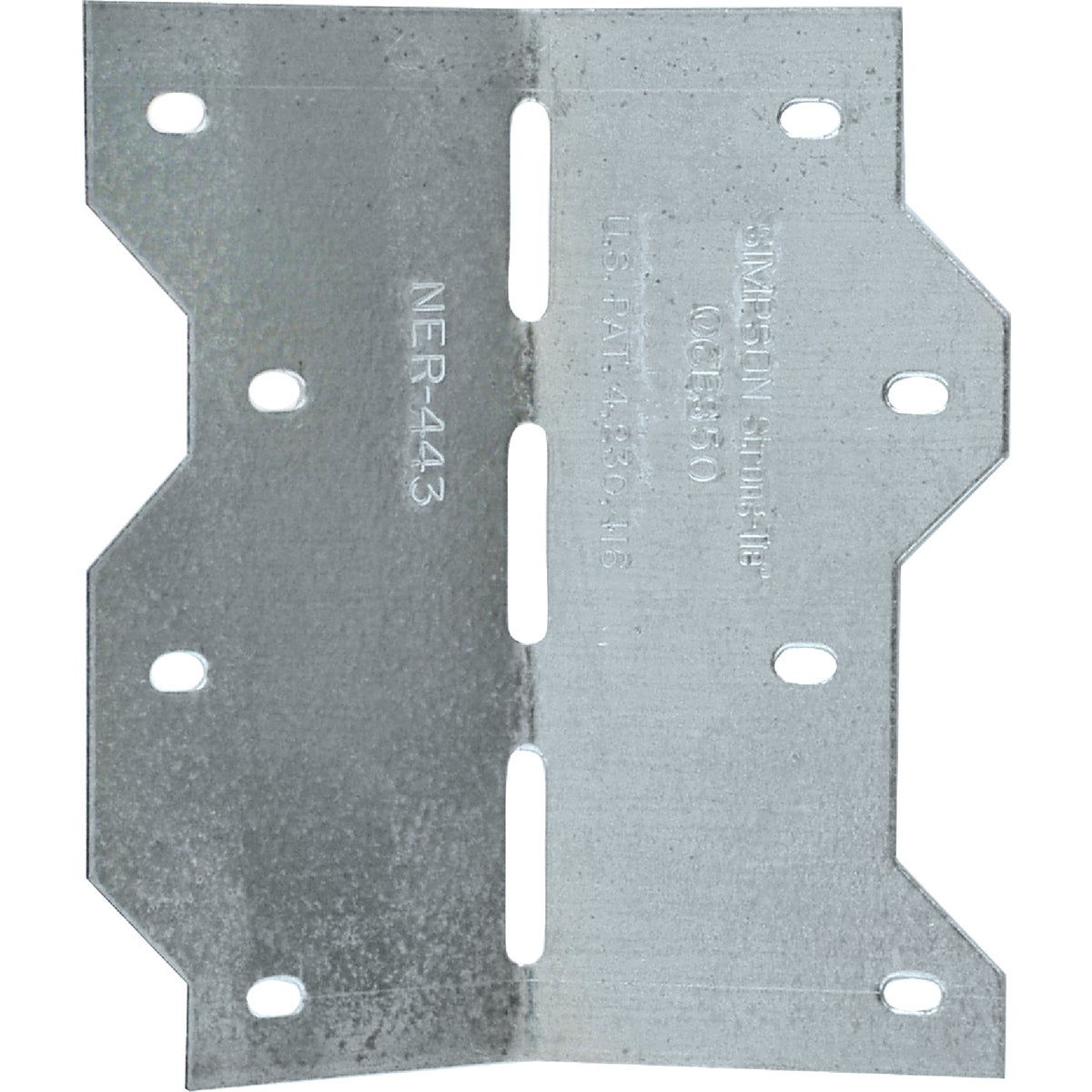 Simpson Strong-Tie LS50 Simpson Strong-Tie Galvanized Steel 4-7/8 In. 18 ga Adjustable Framing L-Angle LS50