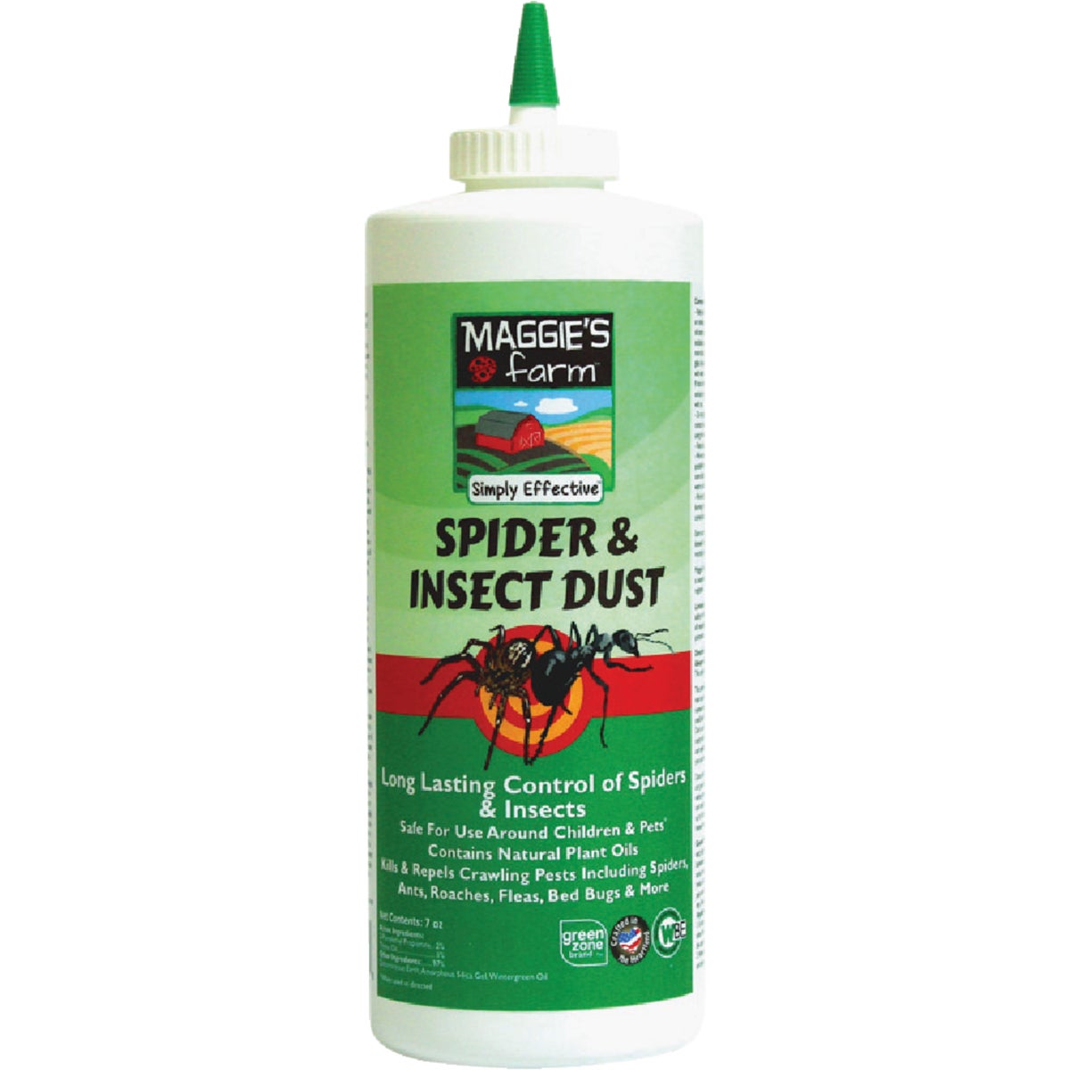 Maggie's Farm MSID007 Maggie's Farm 7 Oz. Ready To Use Powder Spider & Insect Killer MSID007