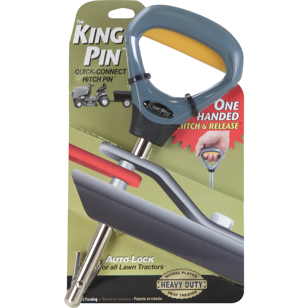 King Pin 150 King Pin 1/2 In. x 4 In. Auto-Lock Hitch Pin 150