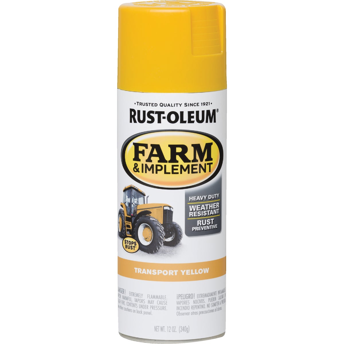 Rust-Oleum 280145 Rust-Oleum 12 Oz. Transport Yellow Farm & Implement Spray Paint 280145