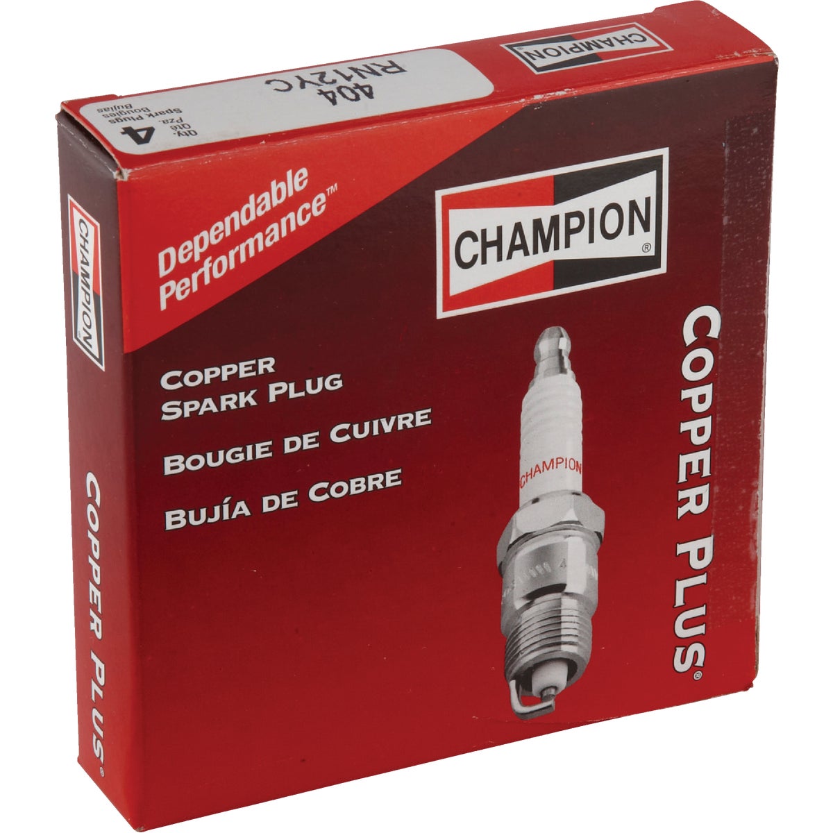 Champion 404 Champion RN12YC Copper Plus Automotive Spark Plug 404 Pack of 4