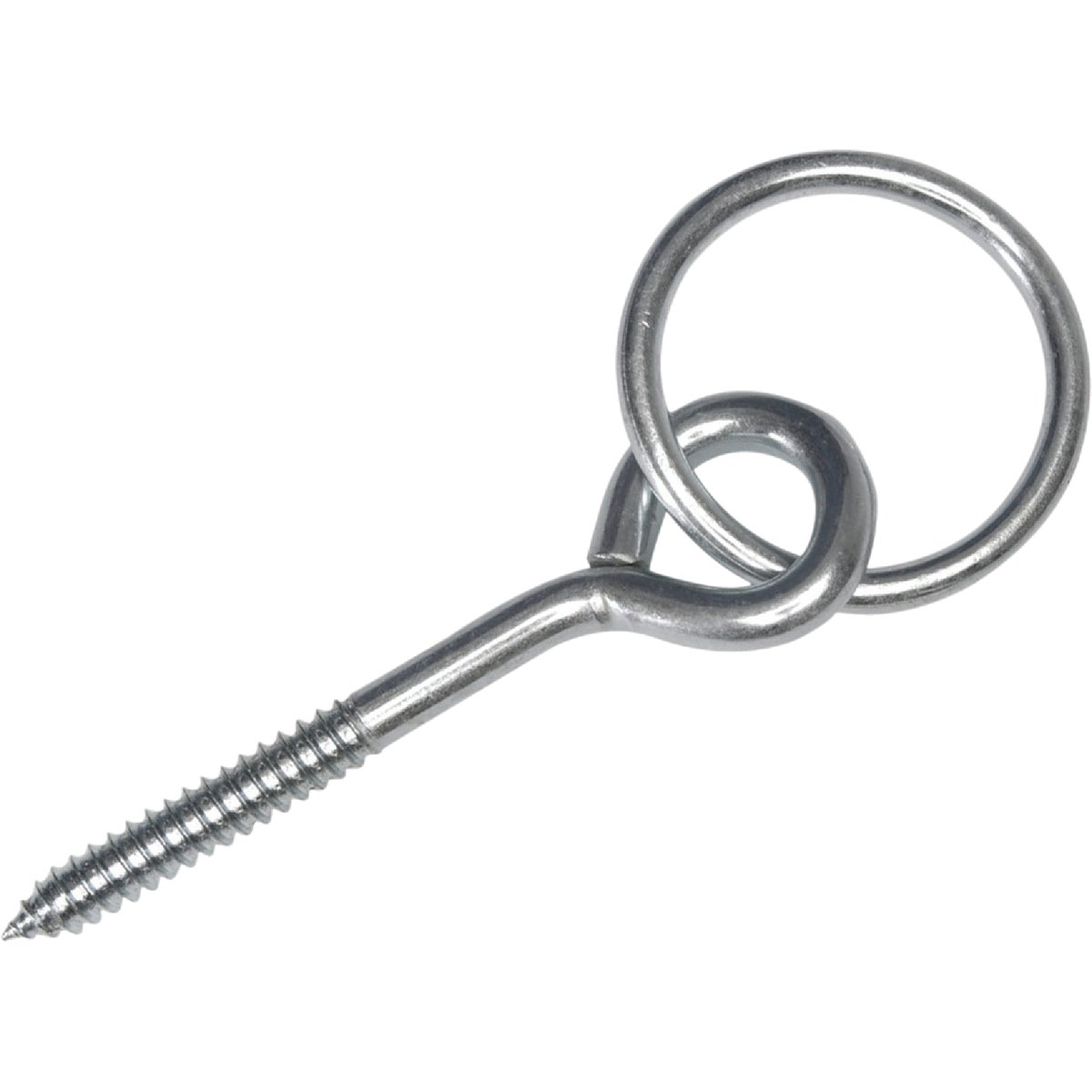 Campbell T7663550 Campbell 2 In. Zinc-Plated Steel Hitch Ring with Screw Eye T7663550