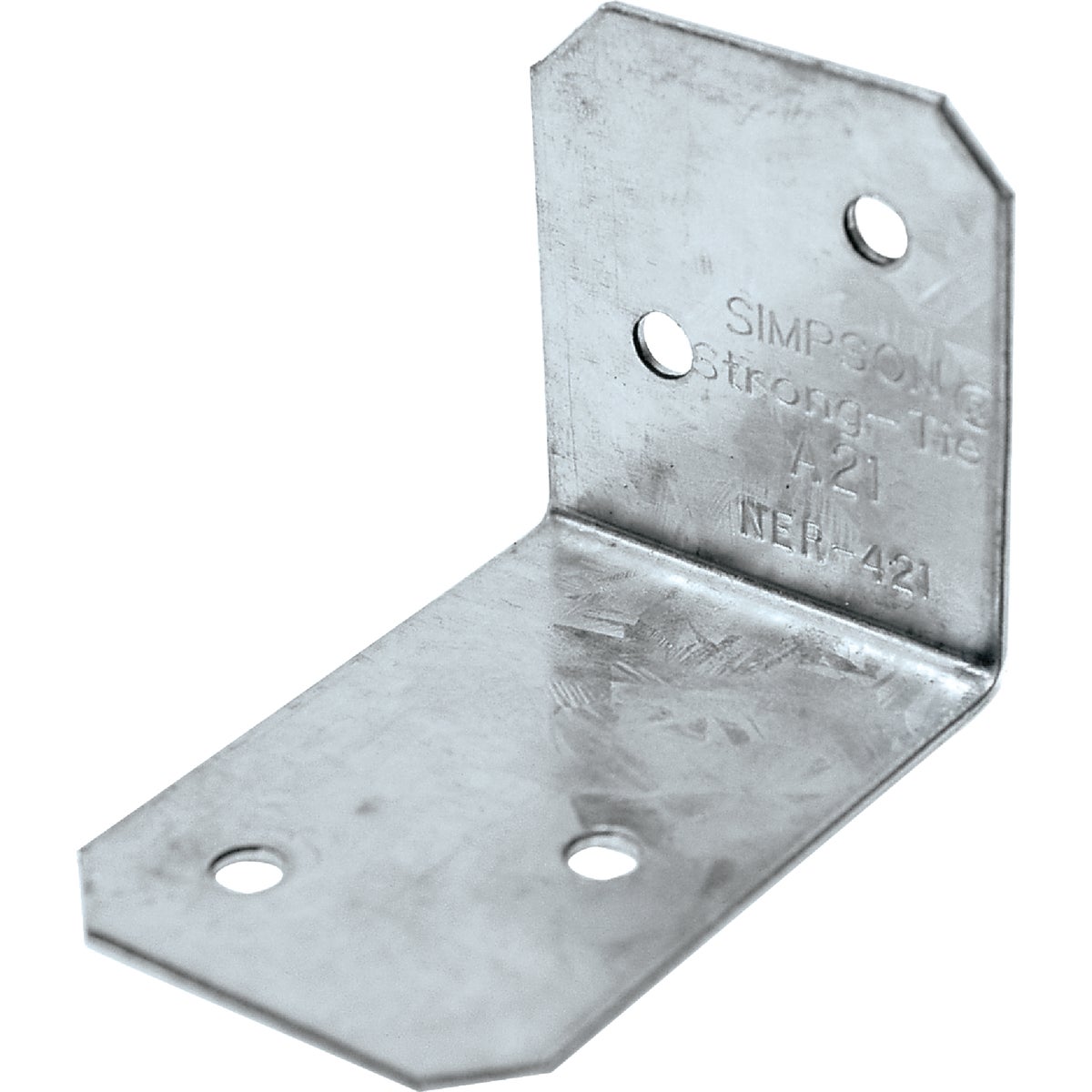 Simpson Strong-Tie A21 Simpson Strong-Tie 2 In. x 1-1/2 In. x 1-3/8 In. Galvanized Steel 18 ga Reinforcing Angle A21