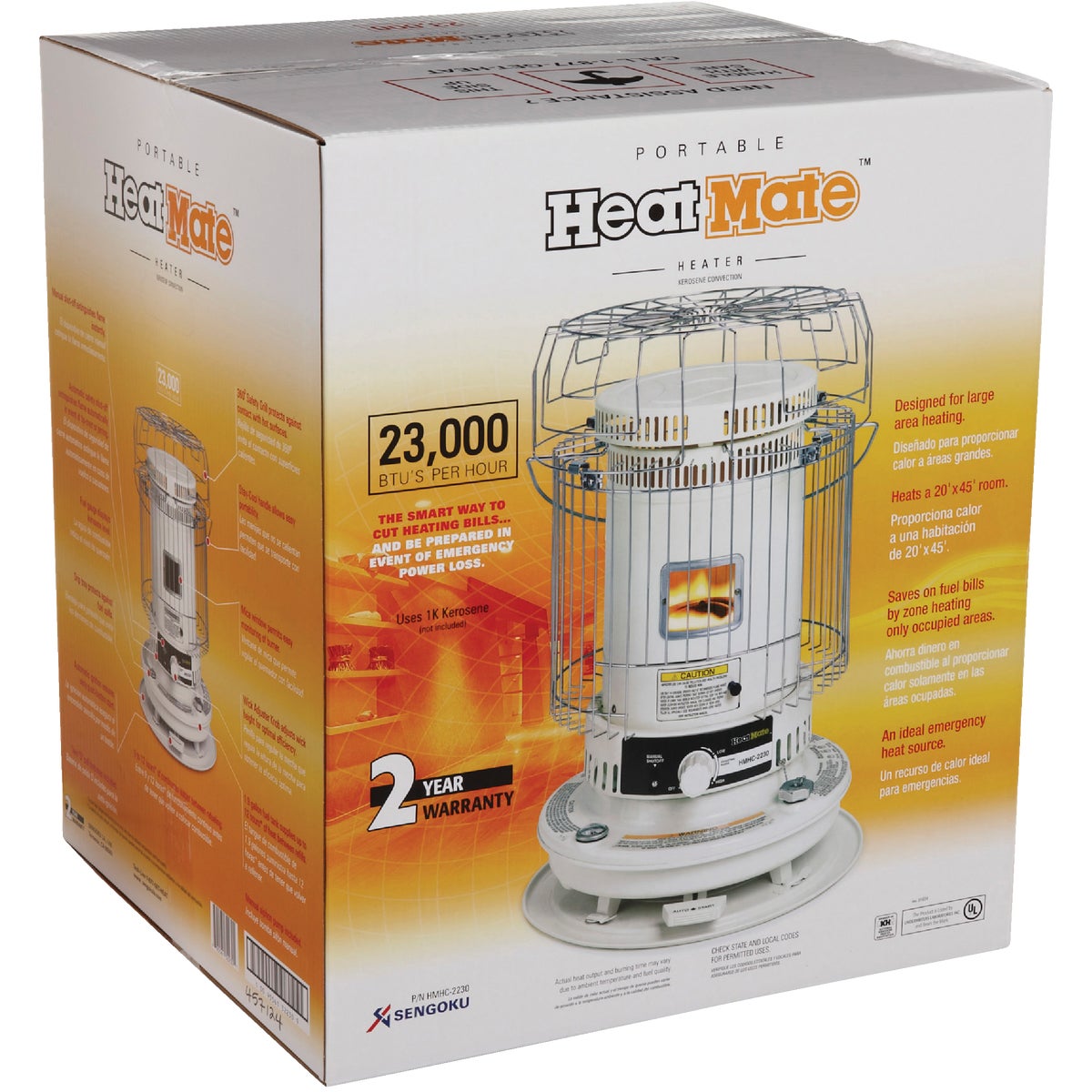 HeatMate HMC-23K HeatMate 22,300 BTU Convection Kerosene Heater HMC-23K