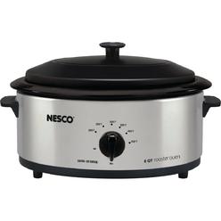 Nesco 4816-25 Nesco 6 Qt. Stainless Steel Electric Roaster 4816-25