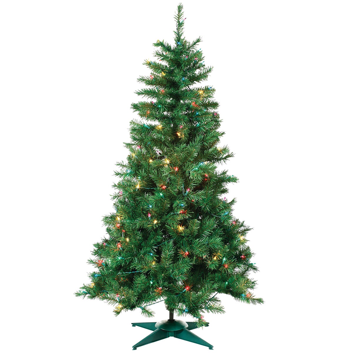 Sterling Tree Company 1484-40M Sterling 4 Ft. Colorado Spruce 150-Bulb Multi Incandescent Prelit Artificial Christmas Tree 1484-