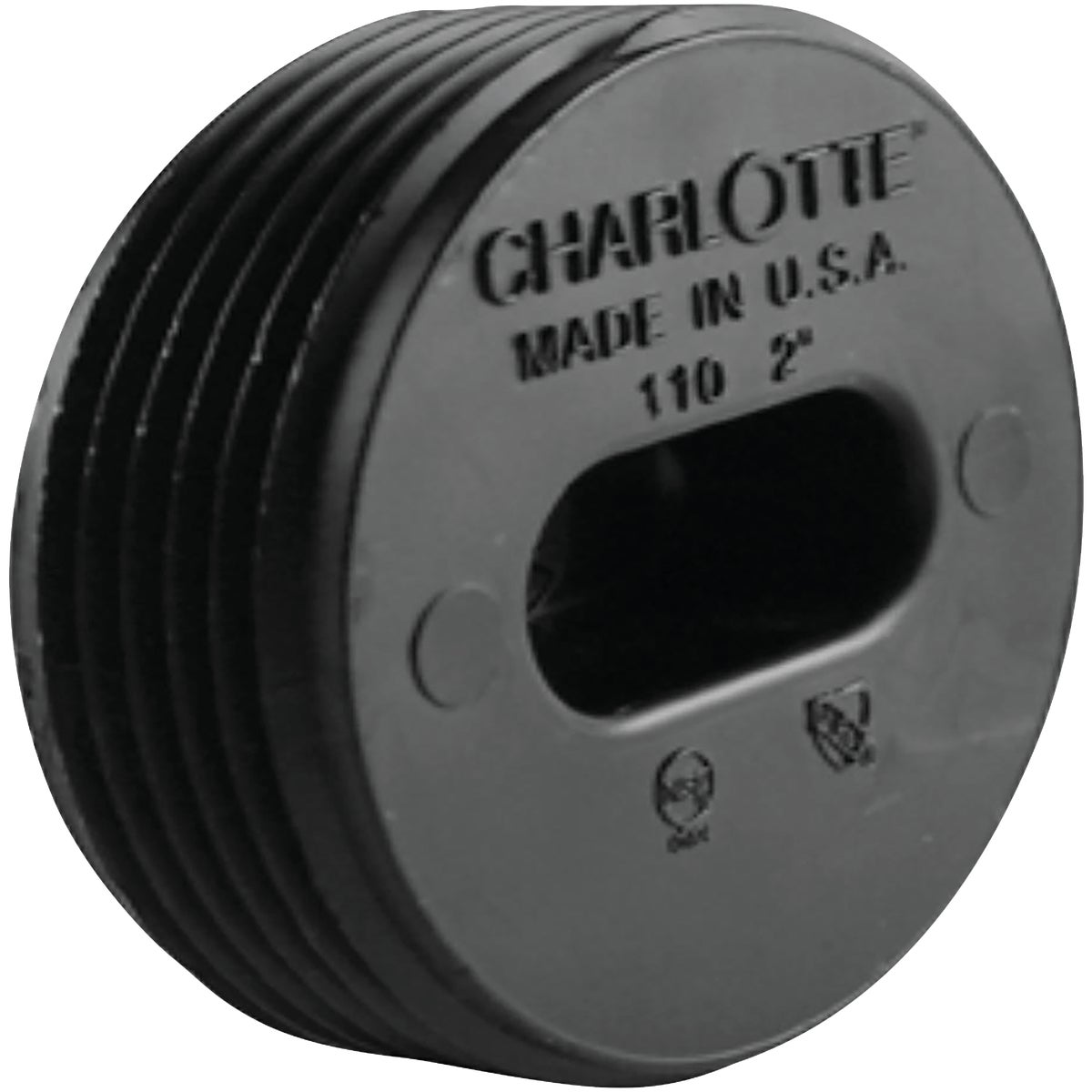 Charlotte Pipe ABS 00110  1000HA Charlotte Pipe 4 In. MIP Countersunk ABS Plug ABS 00110  1000HA