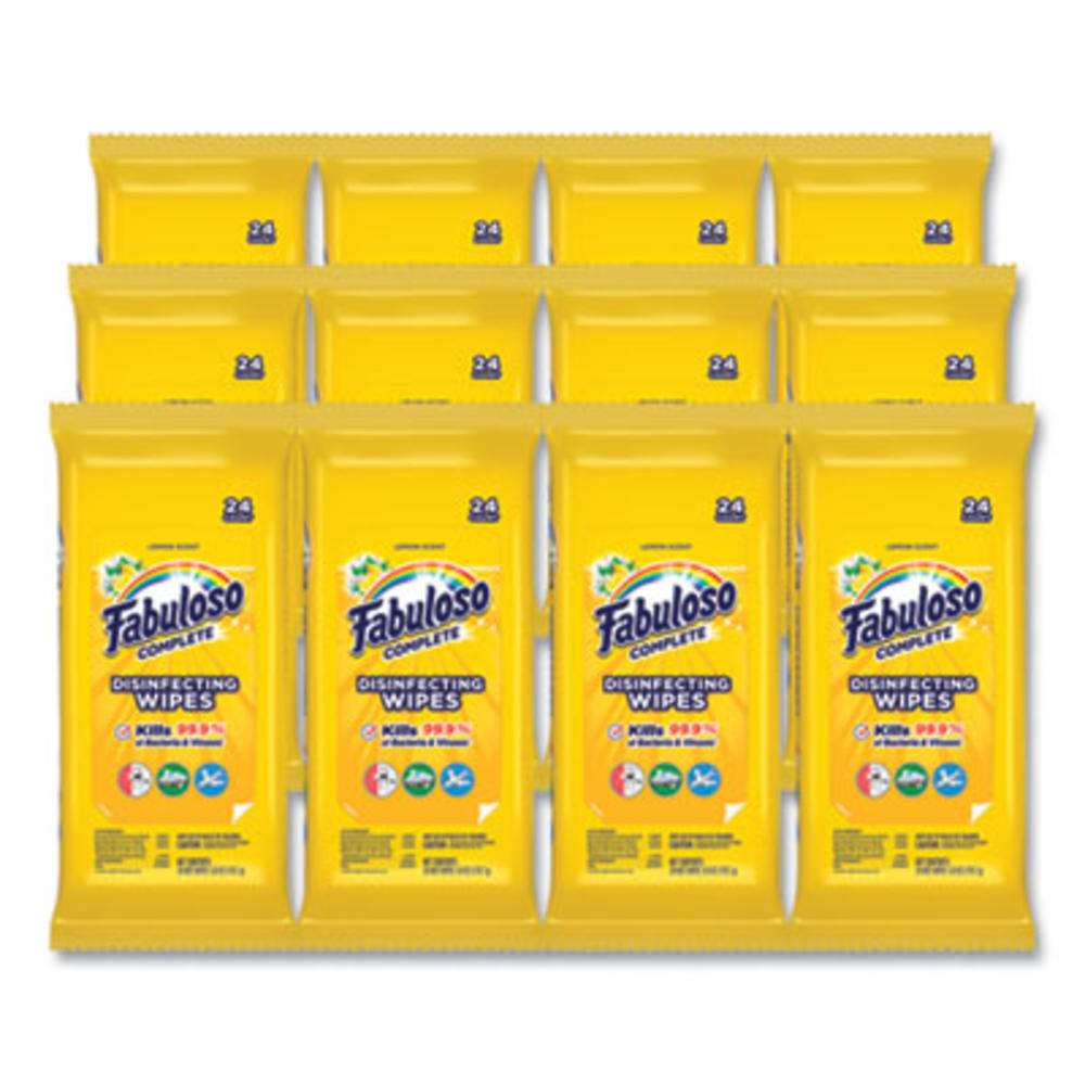 Fabuloso COLGATE PALMOLIVE, IPD. US07423A Fabuloso® WIPES,FBLSO,LEMON,24CT,WH US07423A