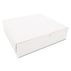 SCT REG Tuck-Top Bakery Boxes, 10 x 10 x 2.5, White, 250/Carton