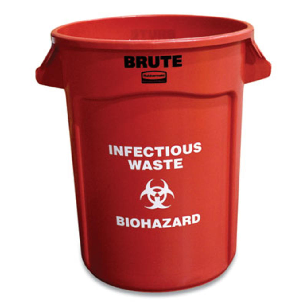 RUBBERMAID COMMERCIAL PROD. FG263294RED Rubbermaid® Commercial CONTAINER,32GL,BRUTE FG263294RED