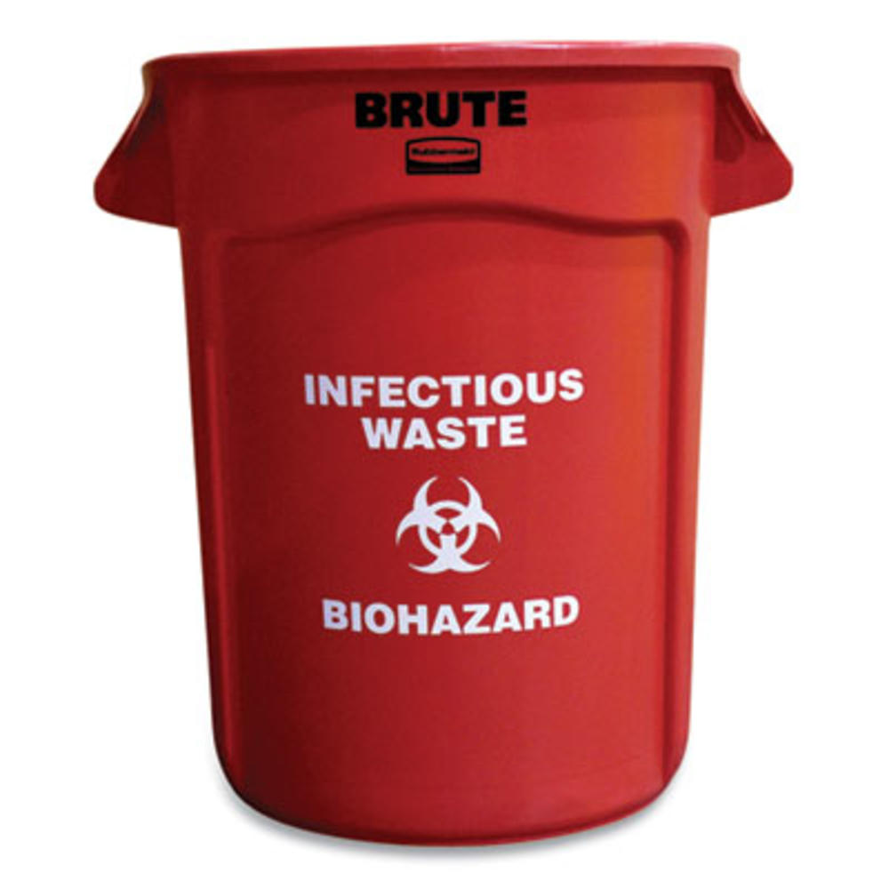 RUBBERMAID COMMERCIAL PROD. FG263294RED Rubbermaid® Commercial CONTAINER,32GL,BRUTE FG263294RED