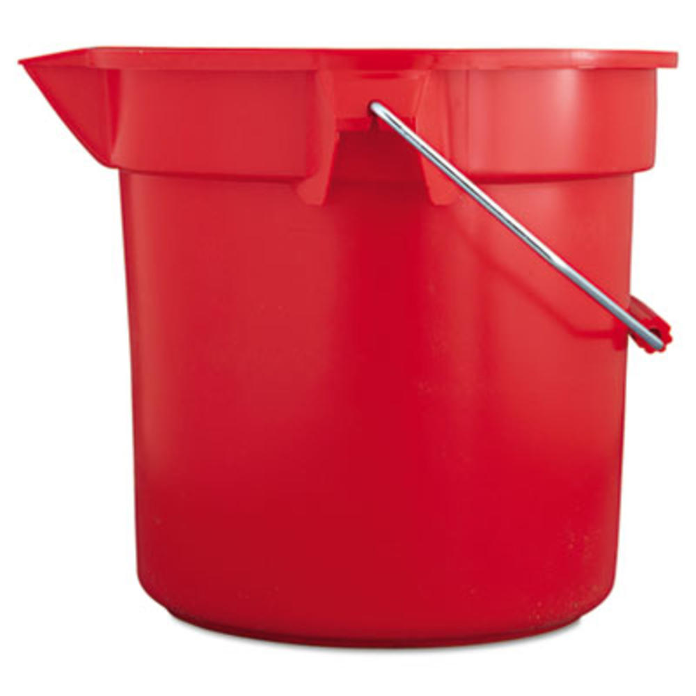 RUBBERMAID COMMERCIAL PROD. FG261400RED Rubbermaid® Commercial BUCKET,BRUTE RND 14Q,RD FG261400RED