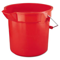 RUBBERMAID COMMERCIAL PROD. FG261400RED Rubbermaid® Commercial BUCKET,BRUTE RND 14Q,RD FG261400RED