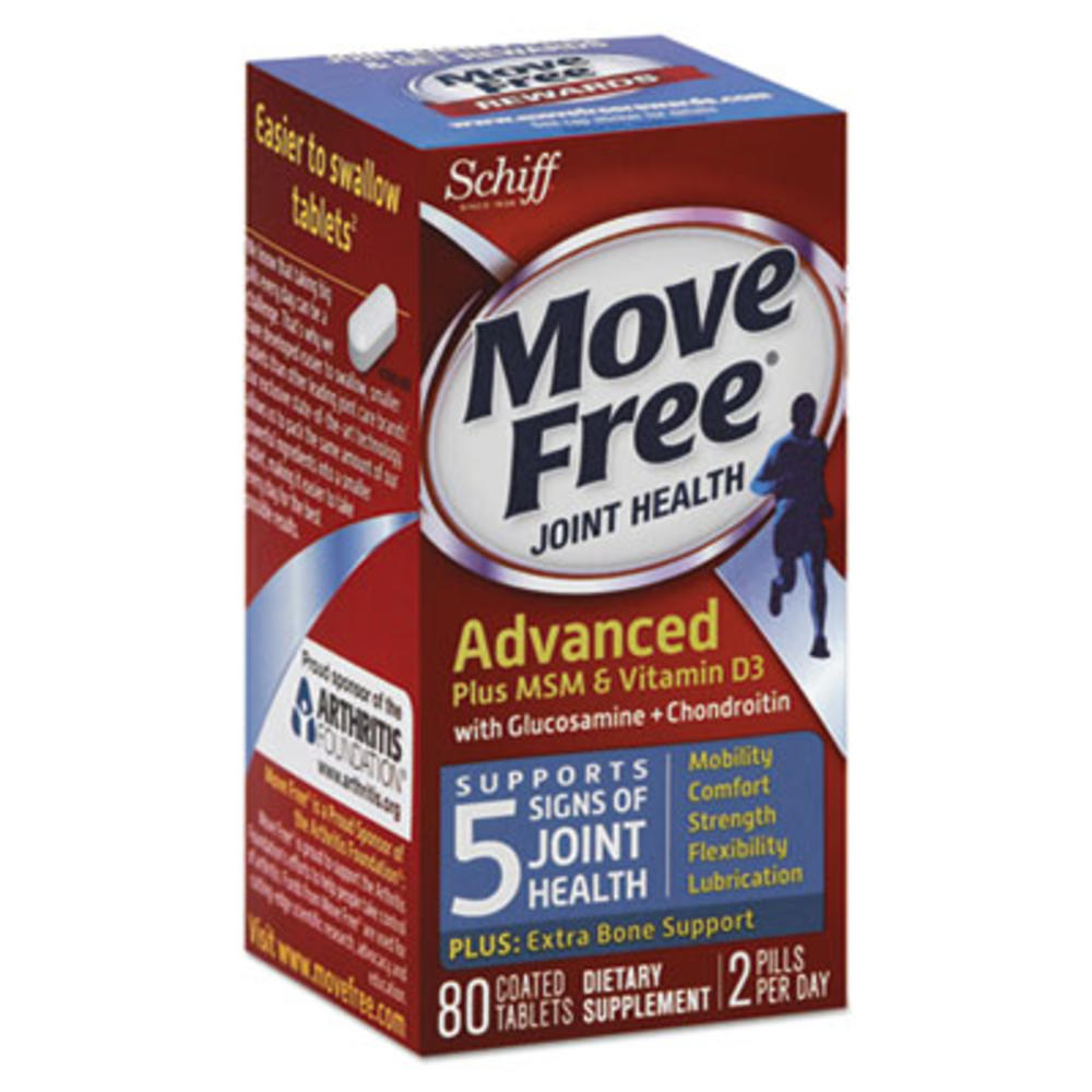 Move Free SCHIFF VITAMINS 20525-97007 Move Free® TABLET,JOINT,HLTH,80CT,WH 20525-97007