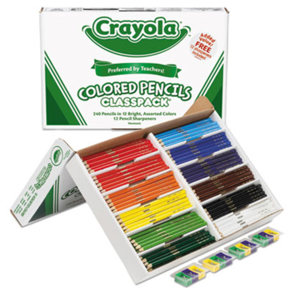 Crayola BINNEY & SMITH / CRAYOLA 688024 Crayola® PENCIL,COLORED,240/BX,AST 688024