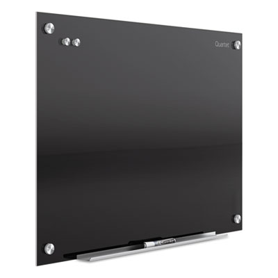 QUARTET MFG. G4836B Quartet® Infinity Glass Marker Board, 48 x 36, Black Surface G4836B
