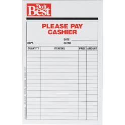 Centurion REC PAD-DIL Centurion 5-1/2 In. x 8-1/2 In. 100 sheets Receipt Pad REC PAD-DIL
