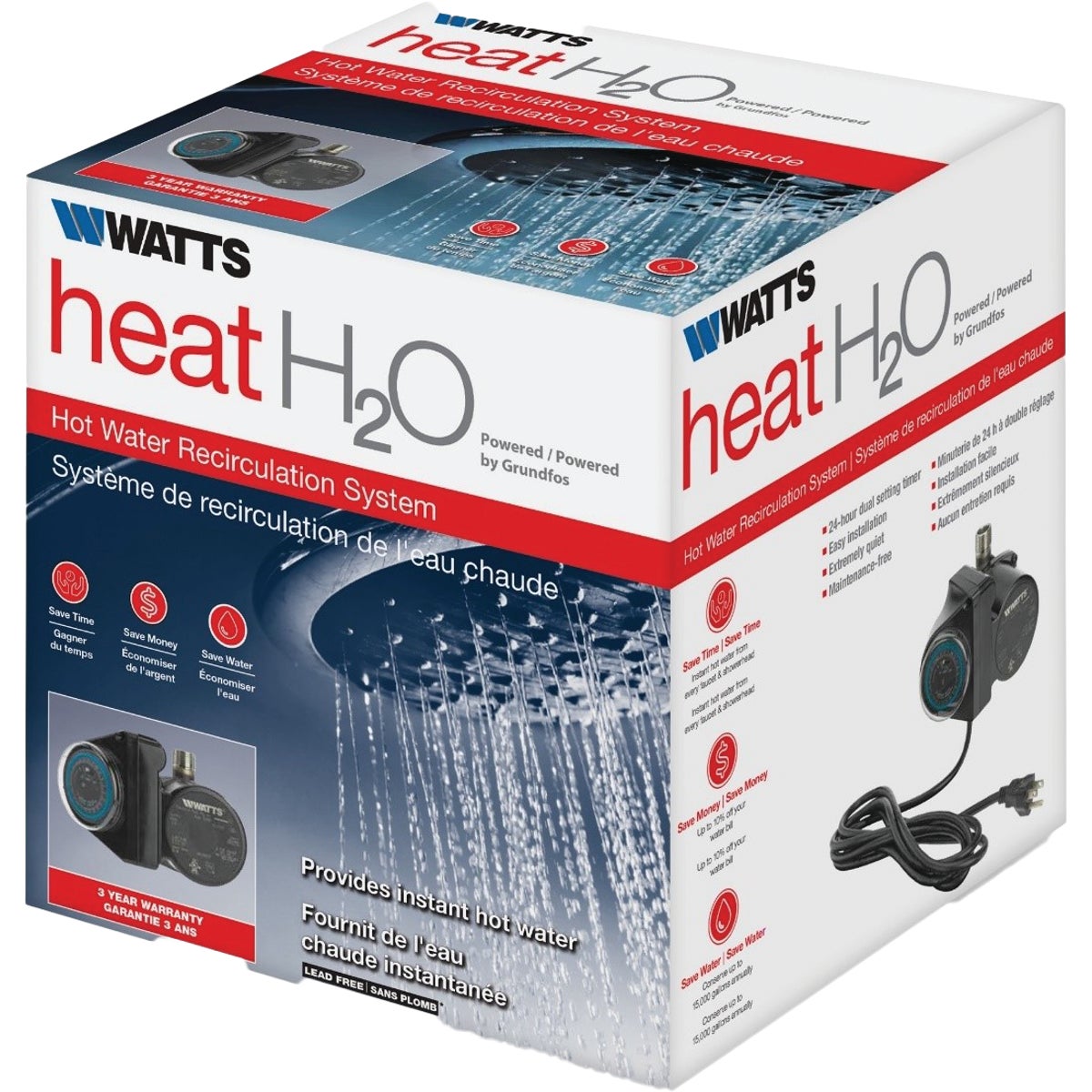 Watts 0955800 Watts Blue Hot Water Pump Recirculating System 0955800
