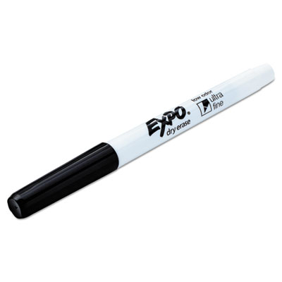 EXPO SANFORD 1871774 EXPO® Low-Odor Dry-Erase Marker, Extra-Fine Bullet Tip, Black, 4/Pack 1871774